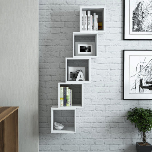 Zidna polica, Box - White