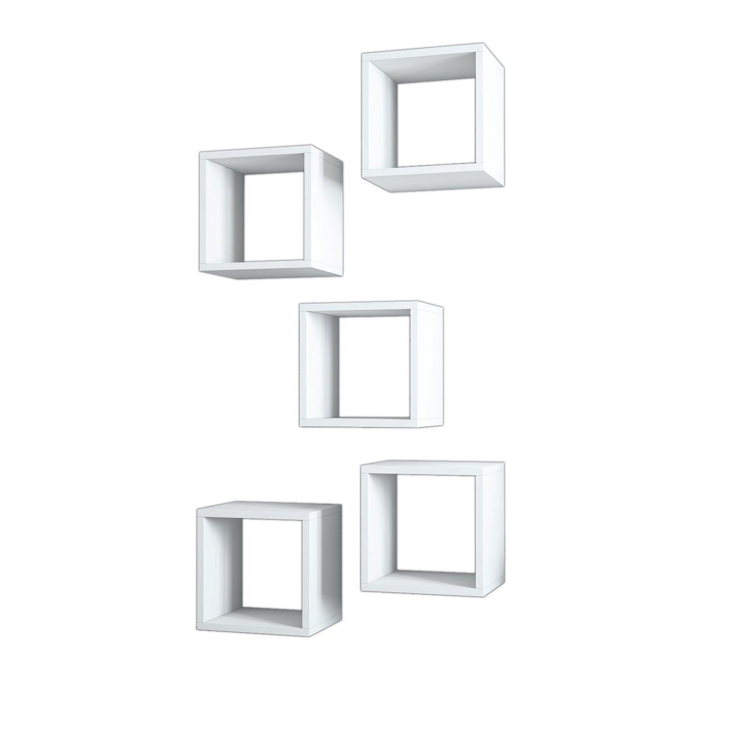 Zidna polica, Box - White