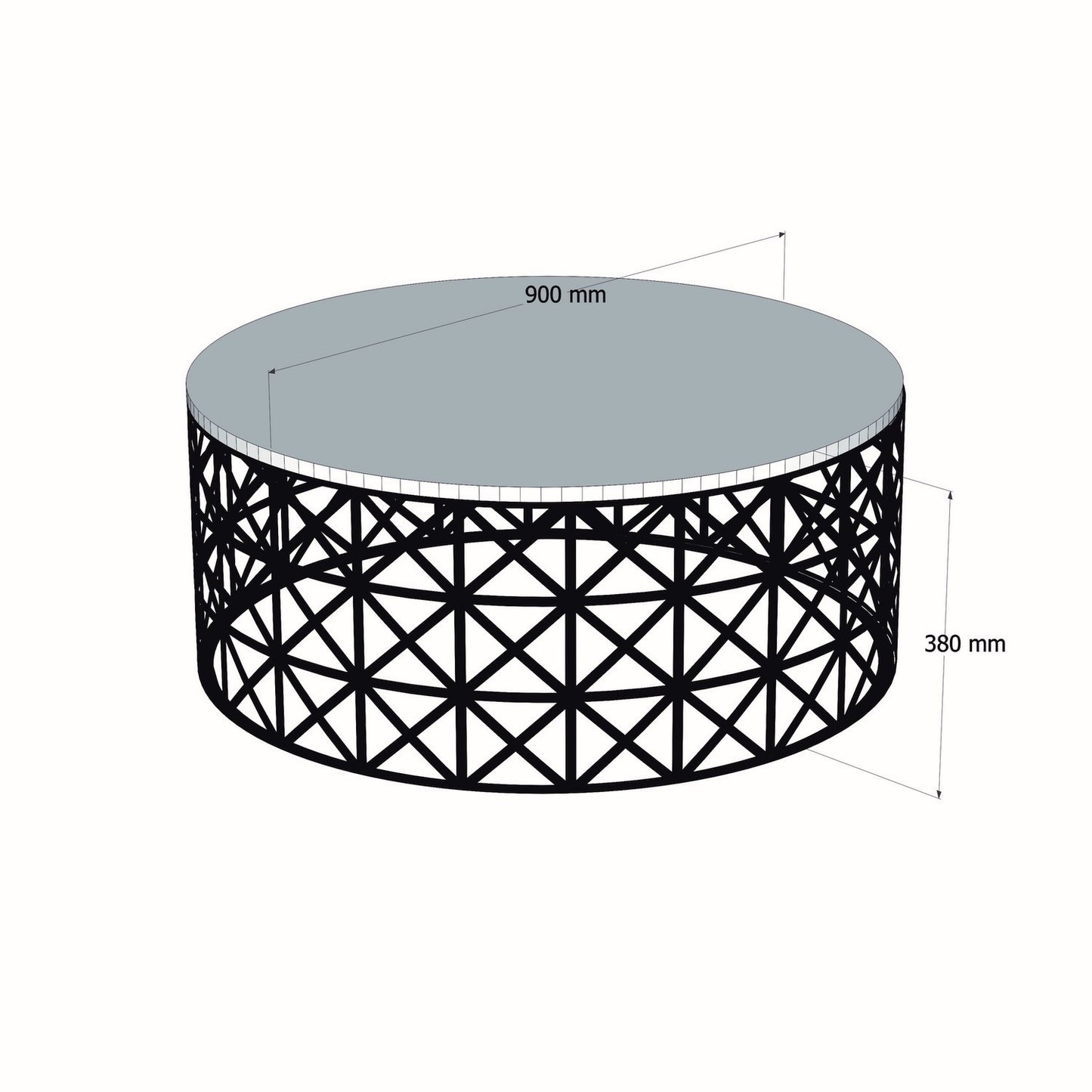 Stolić za kavu, Selin - White Marble