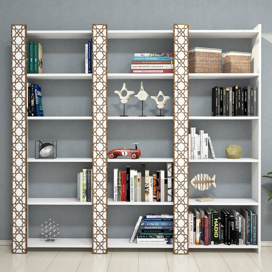 Polica za knjige, City 3 - White