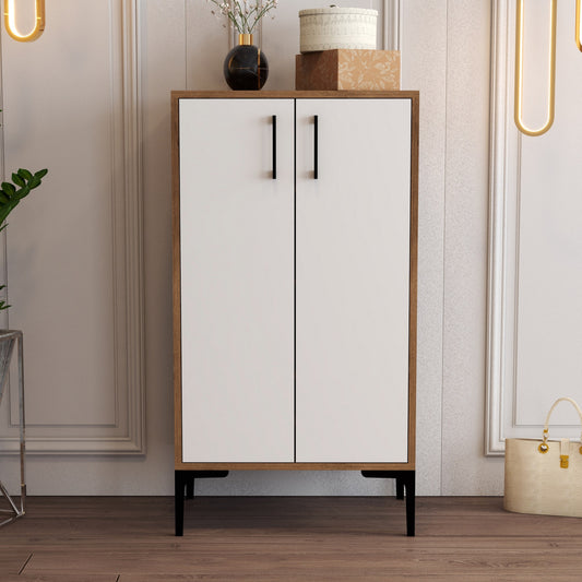 Ormar za cipele, Prag - Walnut, White
