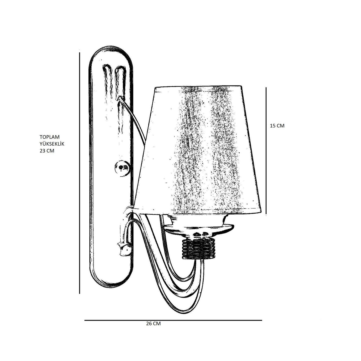Zidna lampa, 846STL2710