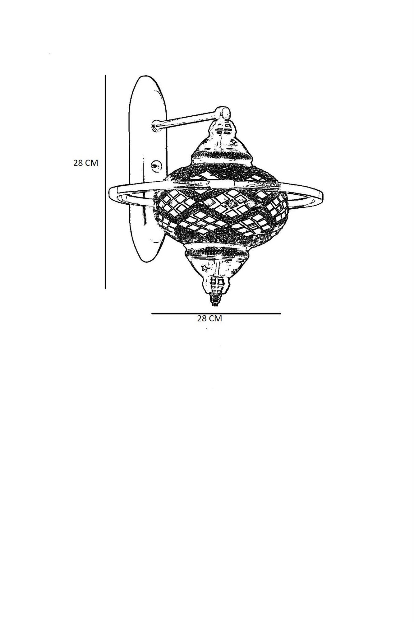 Zidna lampa, 846STL2752