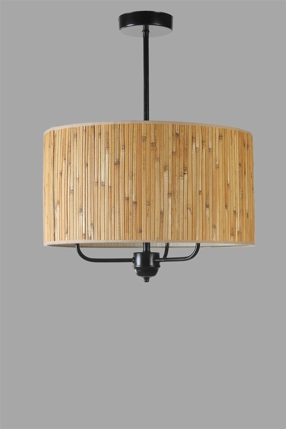 Luster CALLUM, drveno, crna boja