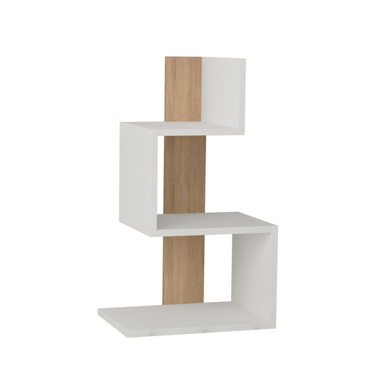 Pomoćni stol, Bijela boja hrast, Rosie - White, Oak