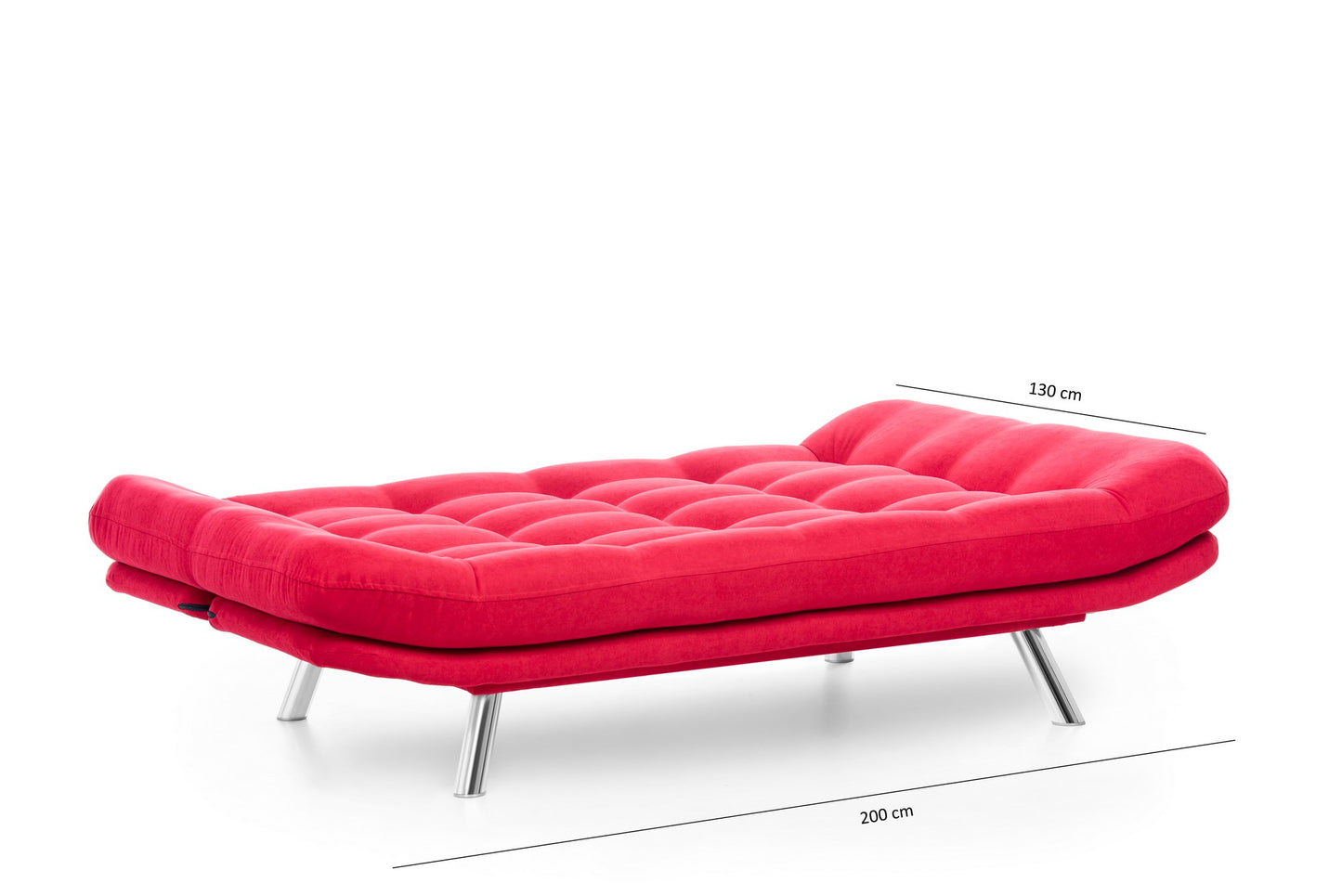 Trosjed na razvlačenje, Crvena, Misa Sofabed - Red