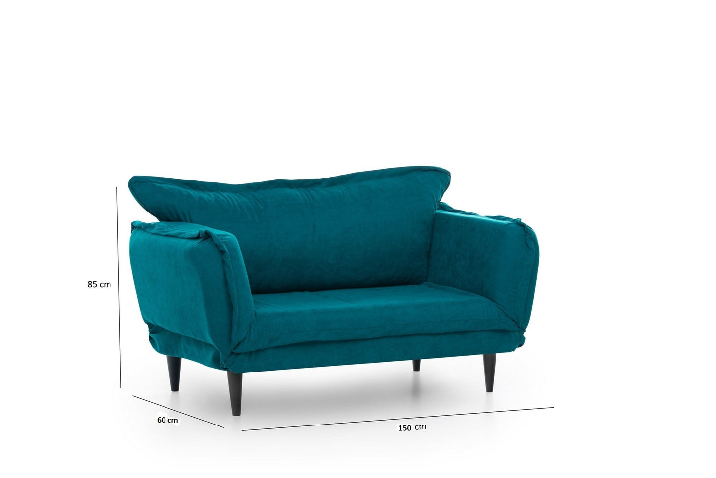 Dvosjed na razvlačenje, Petrol Green, Vino Daybed - Petrol Green GR124\01