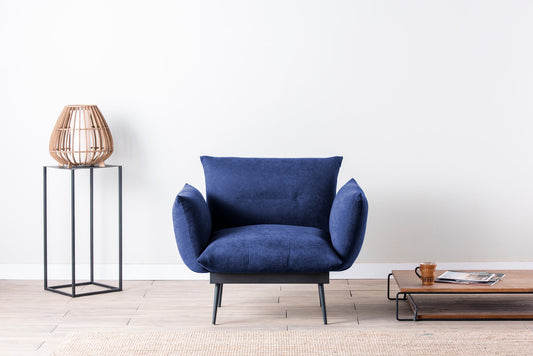 Fotelja, Mornarsko plava, Jax Solo - Navy Blue GR125
