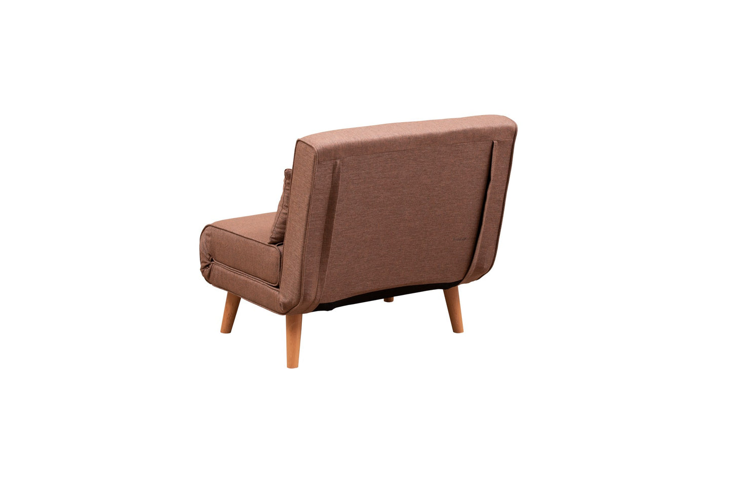 Fotelja na razvlačenje, Smeđa, Folde Single - Brown