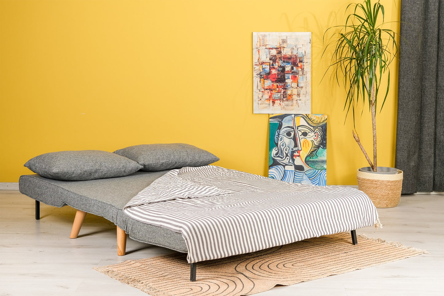 Dvosjed na razvlačenje, Svijetlo siva, Folde 2-Seater - Light Grey