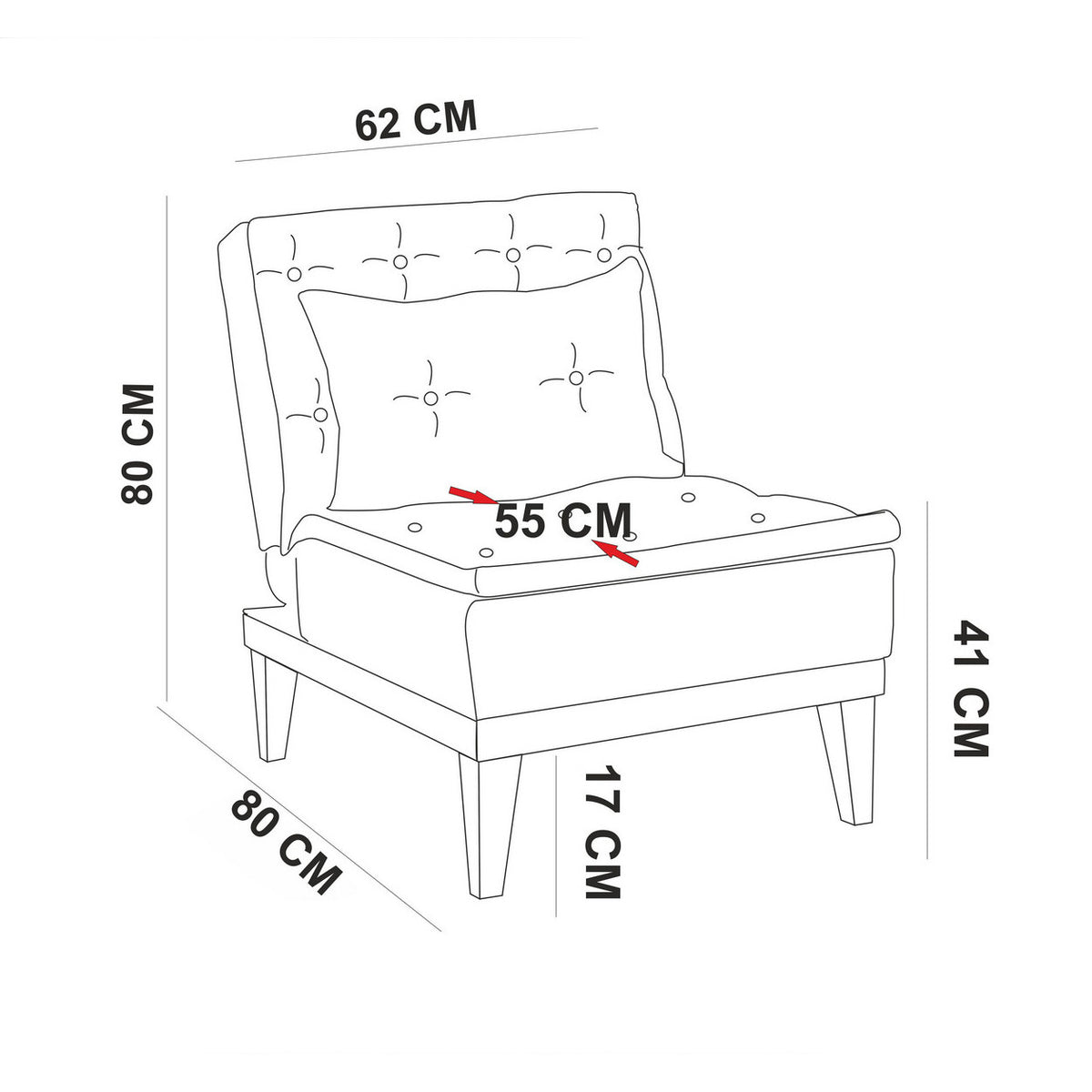 Sjedeća garnitura na razvlačenje 753, Siva