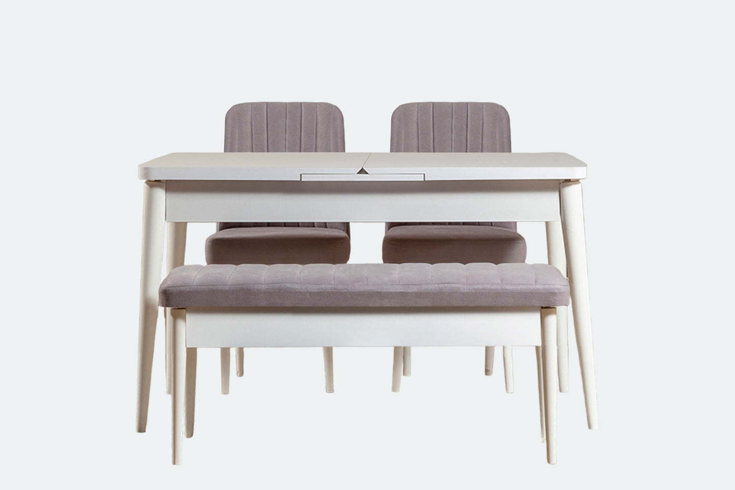 Set stolova i stolica (4 komada), Bijela boja Soho, Vina 0701 - Soho, White