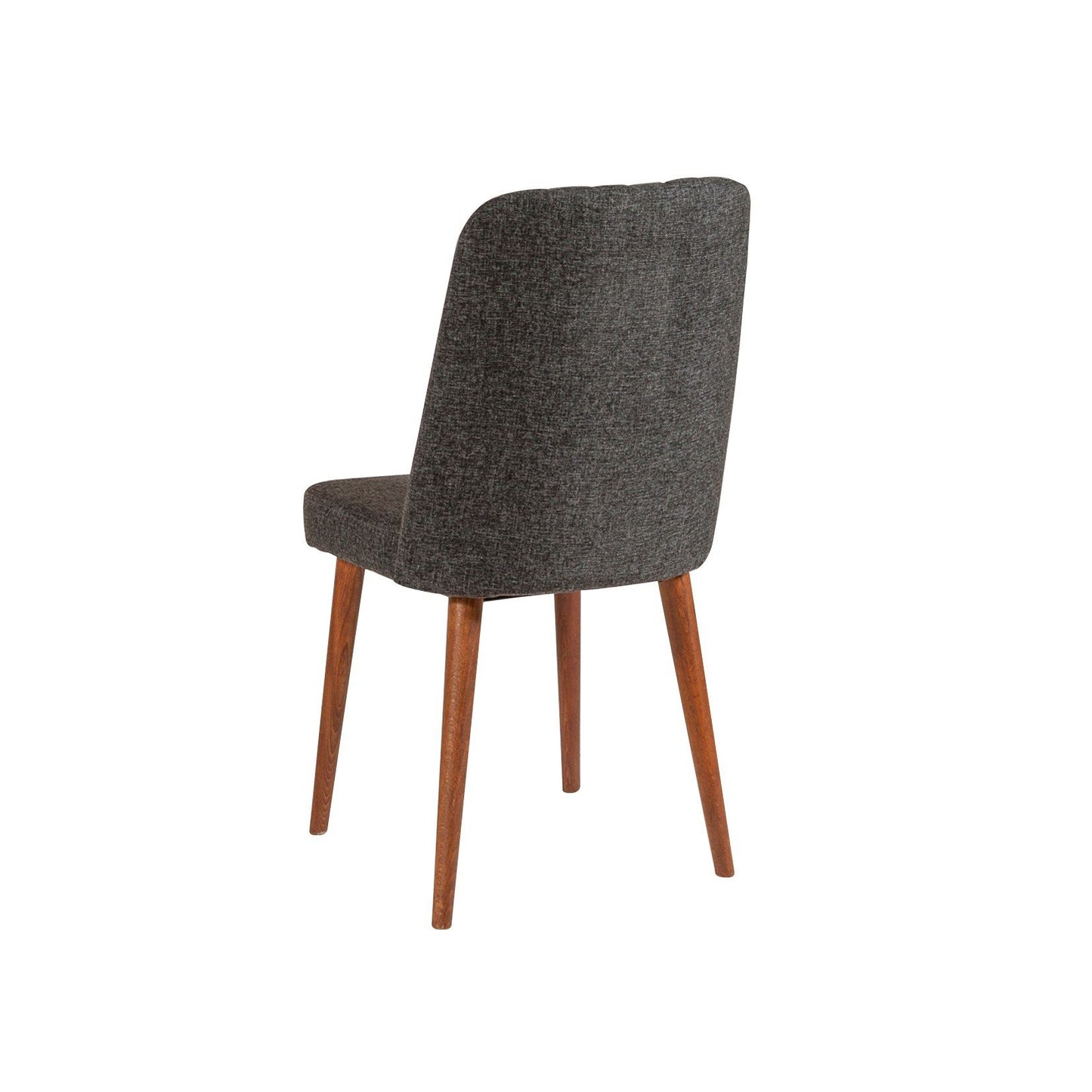Set stola i stolica (5 komada), Vina 1053 - 4 - Anthracite, Walnut
