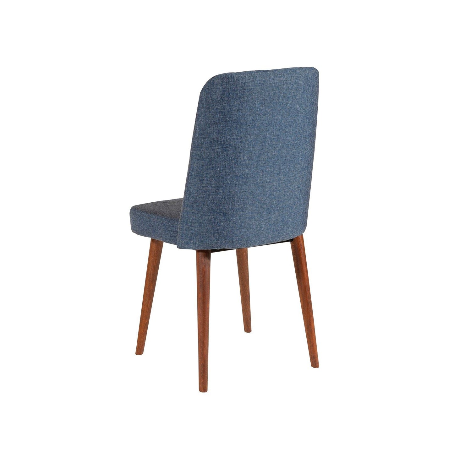 Set stola i stolica (5 komada), Vina 1048 - 4 - Walnut, Dark Blue