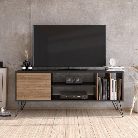Polica za TV MISTICO 140, Mistico (140) - Walnut, Black