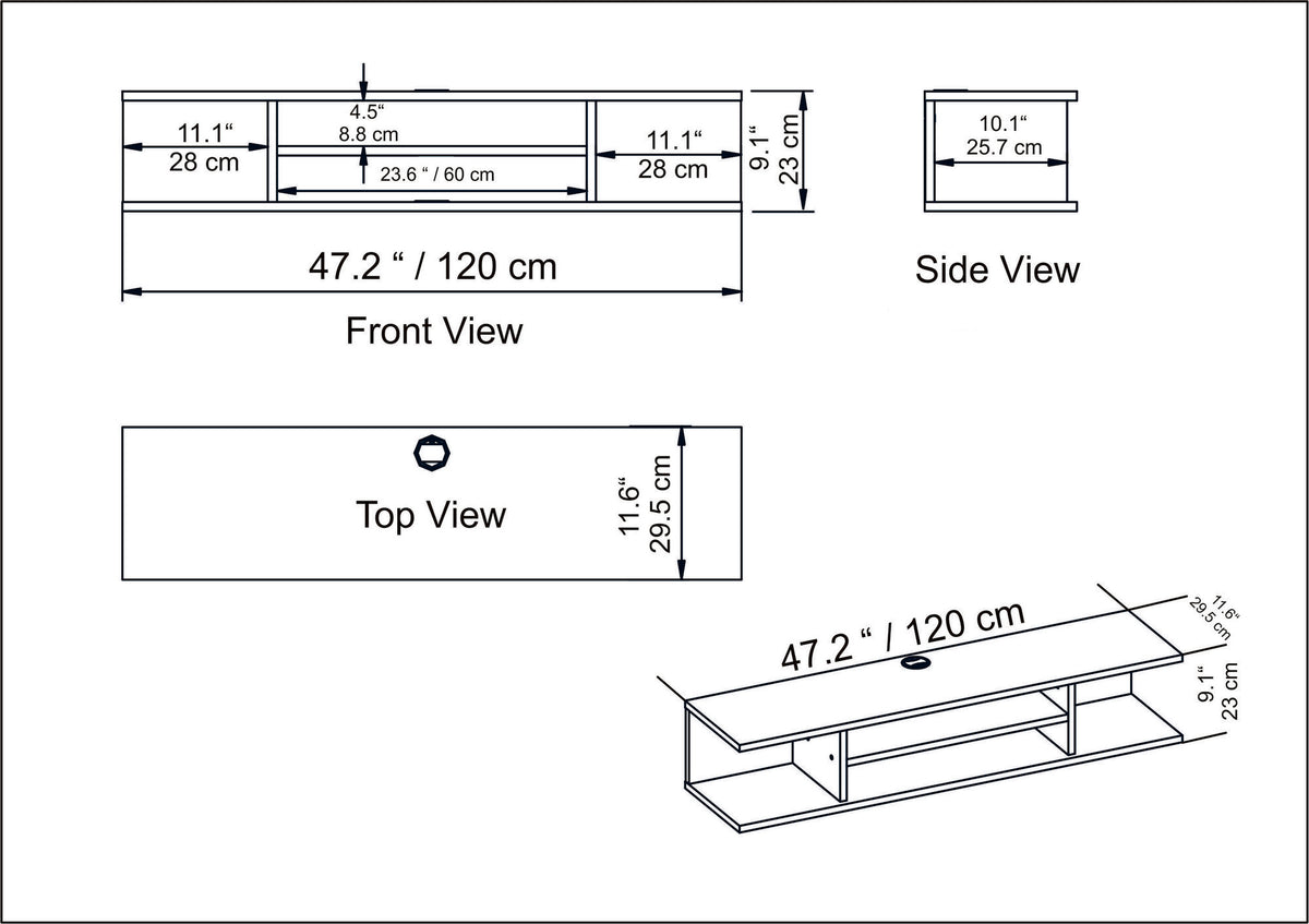 TV set, Pivot - White