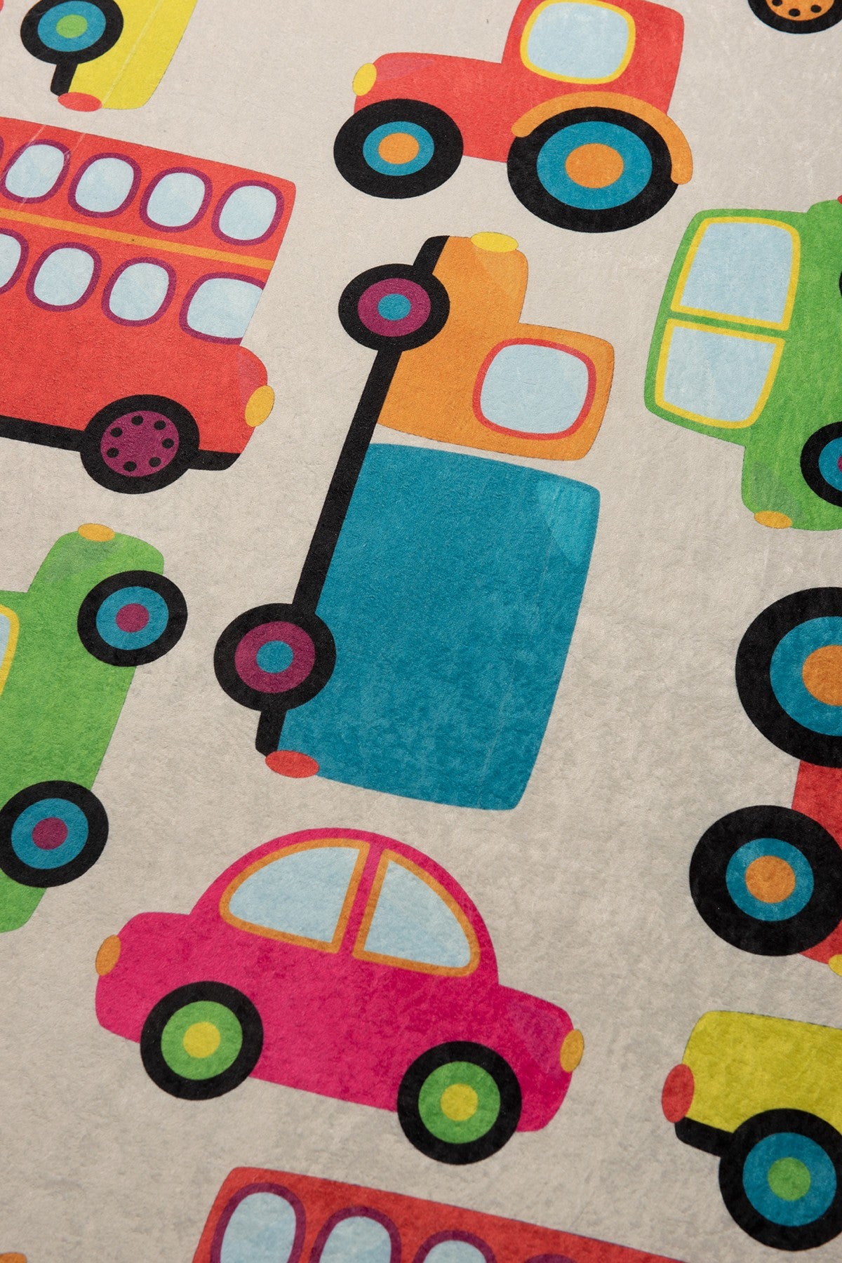 Tepih (100 x 160), Cars - Ecru