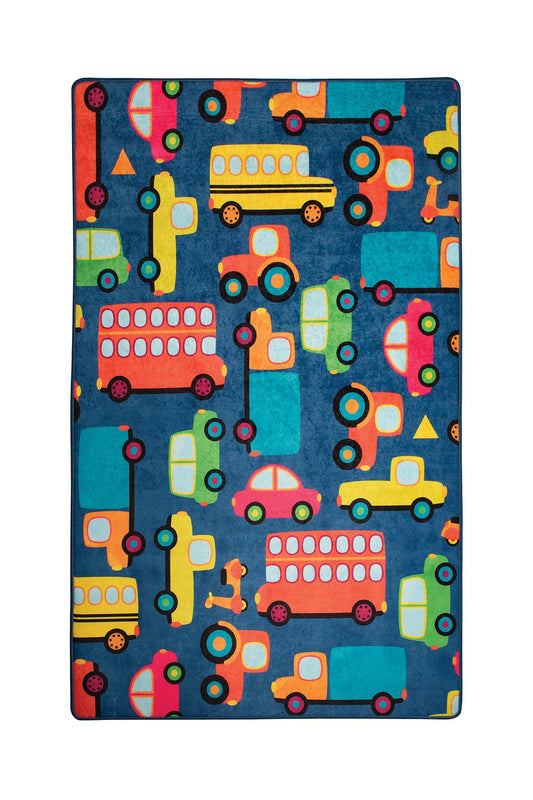 Tepih (140 x 190), Cars - Blue