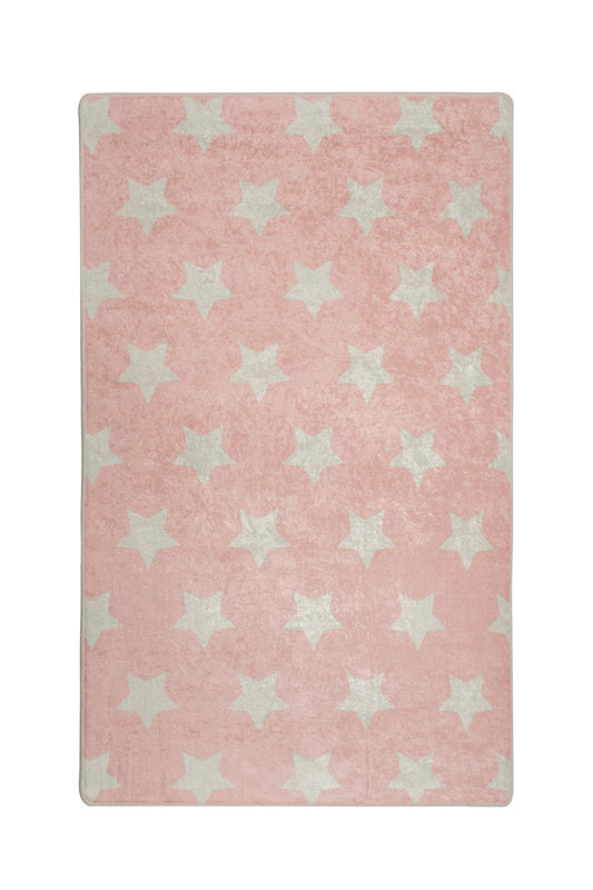 Tepih (100 x 160), Yıldız - Pink