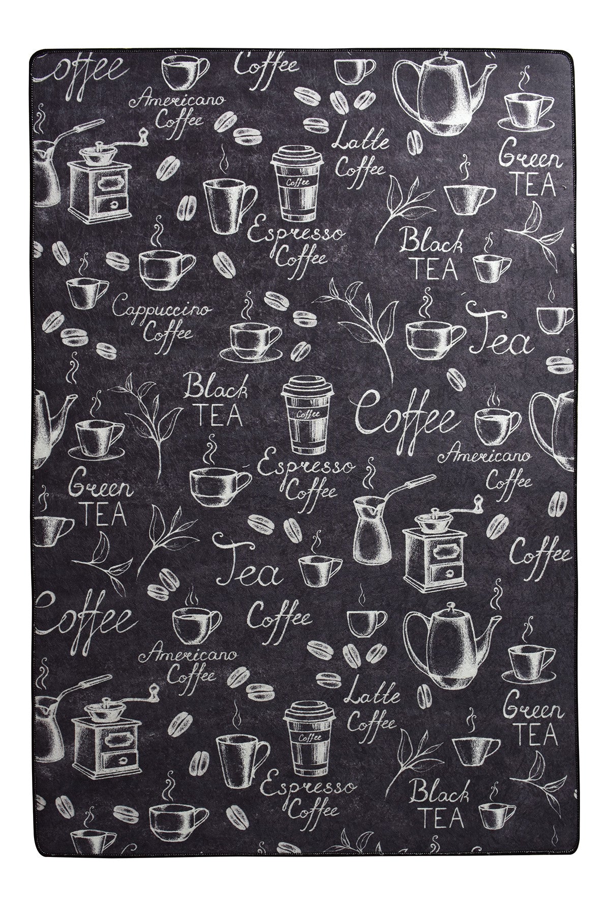 Tepih (140 x 190), Cappuccino Siyah