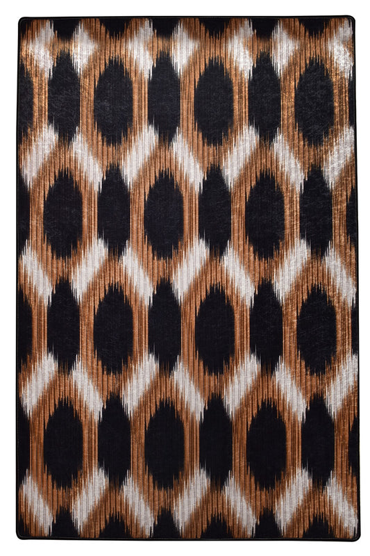 Tepih (100 x 300), Gold and Black Djt
