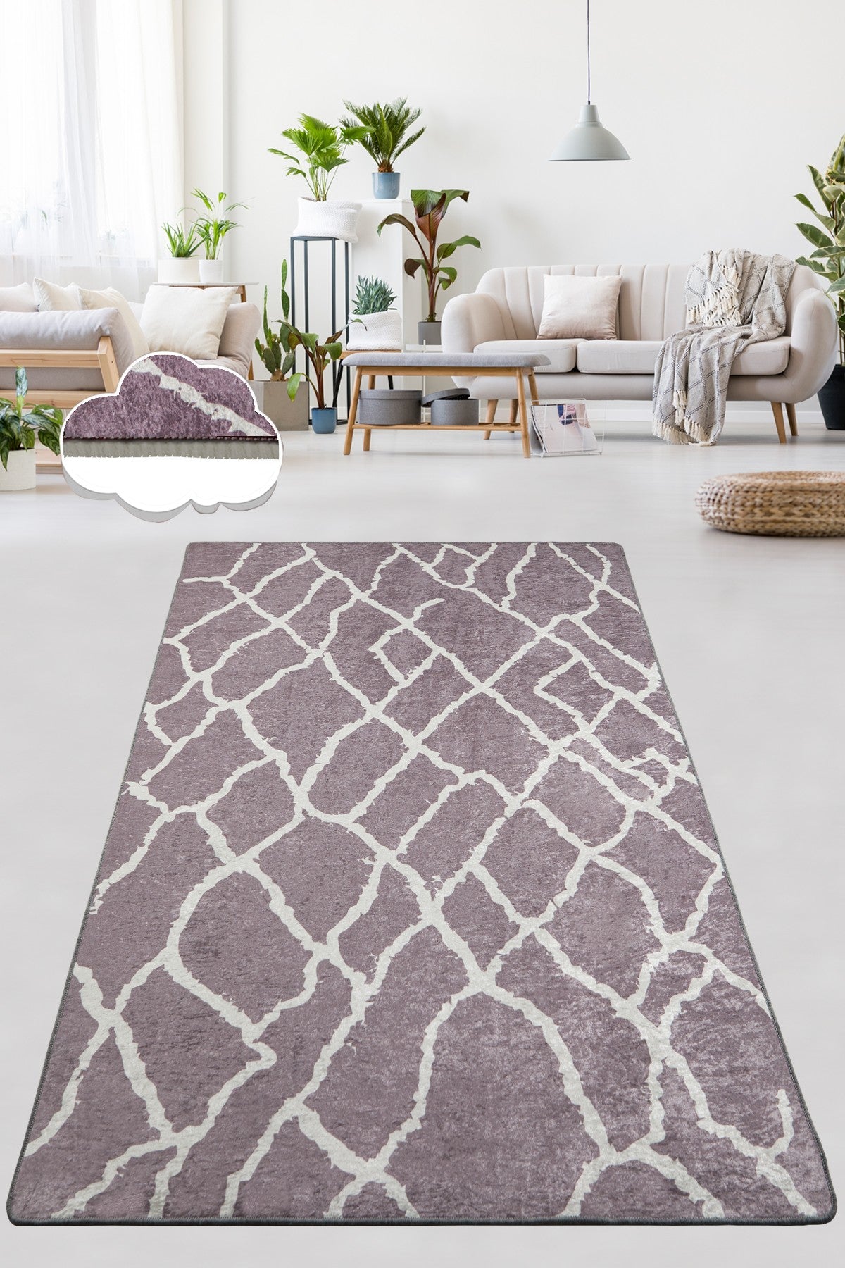 Tepih (80 x 100), Canal - Grey