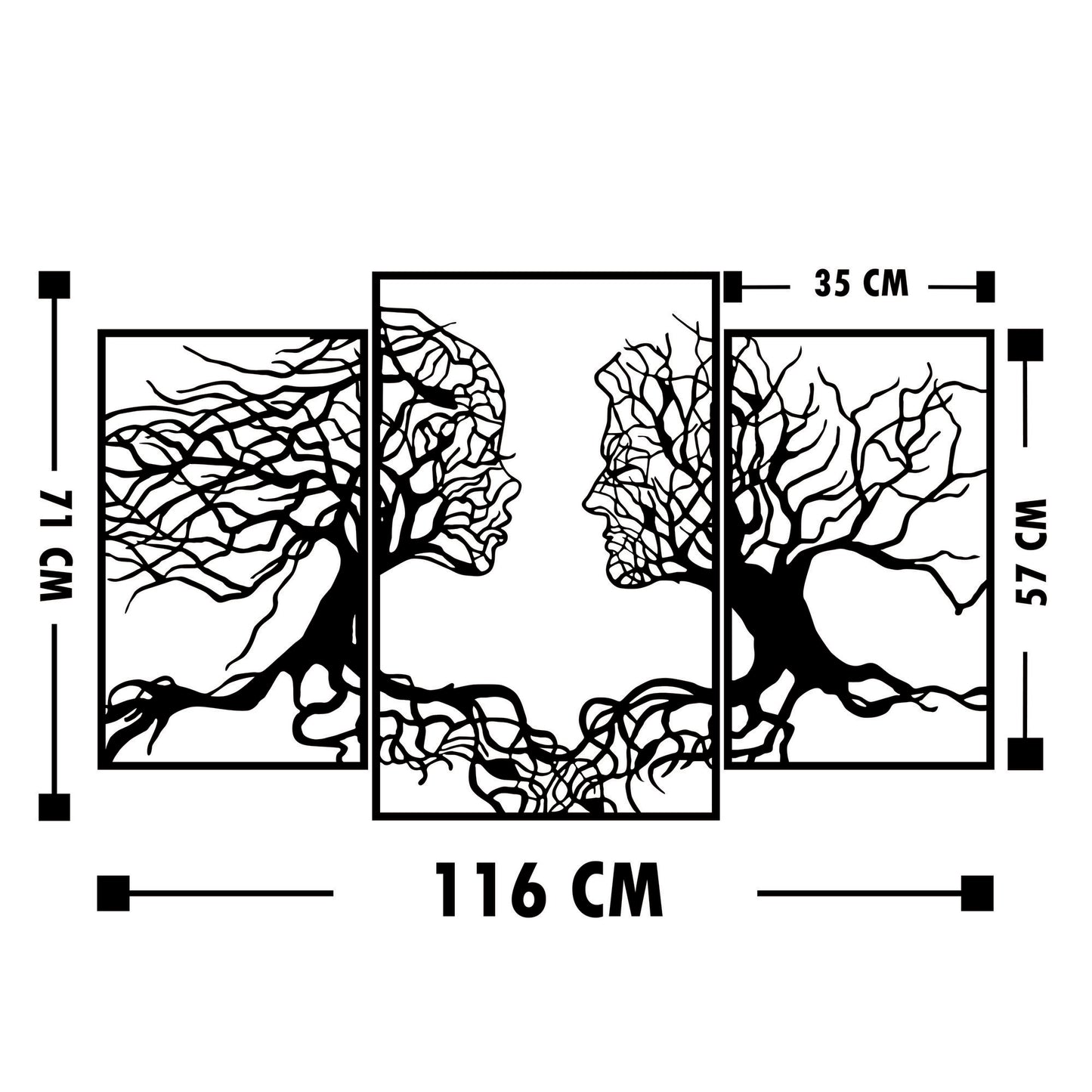 Zidna dekoracija LOVE TREEE, Love Tree