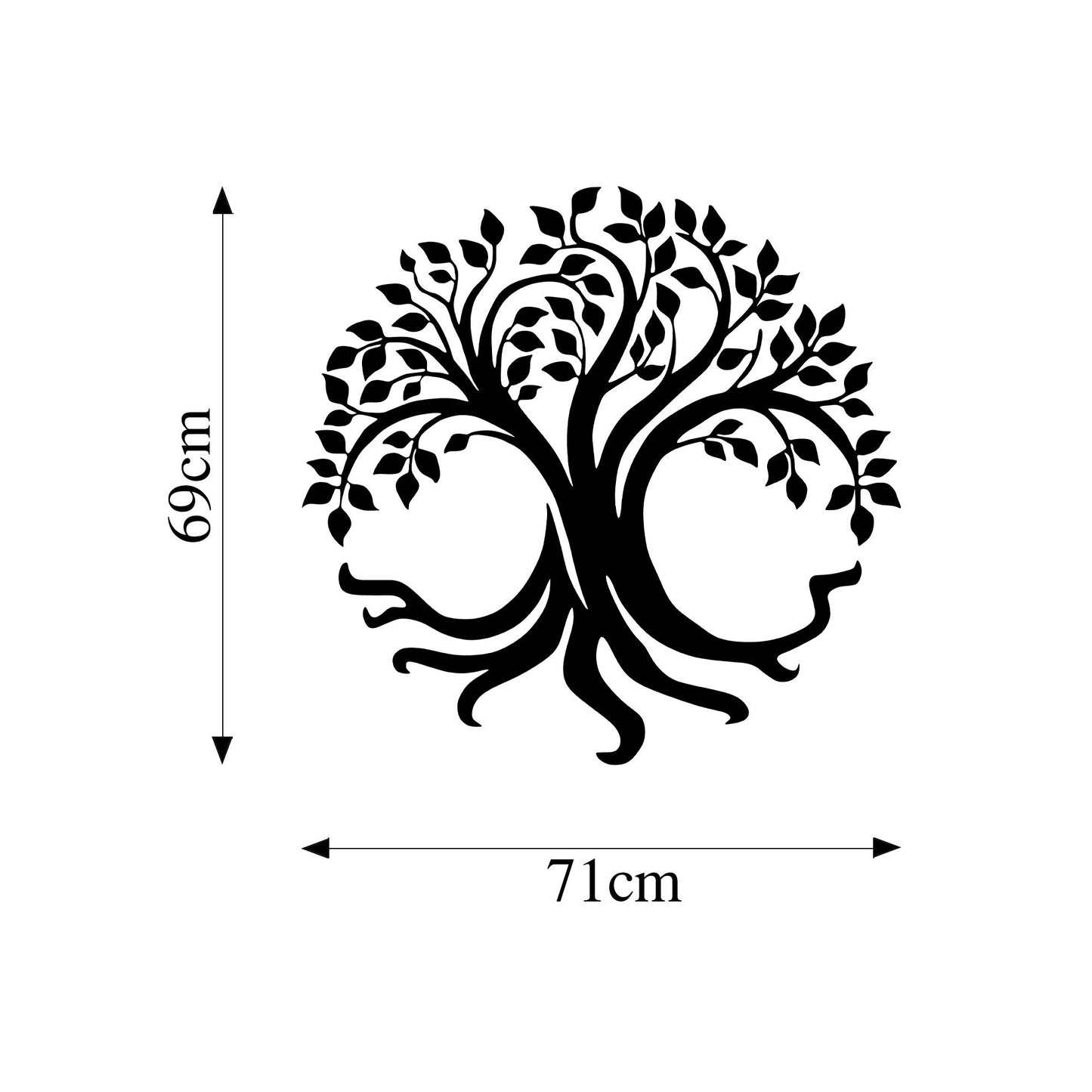 Metalna zidna dekoracija, Tree Of Life