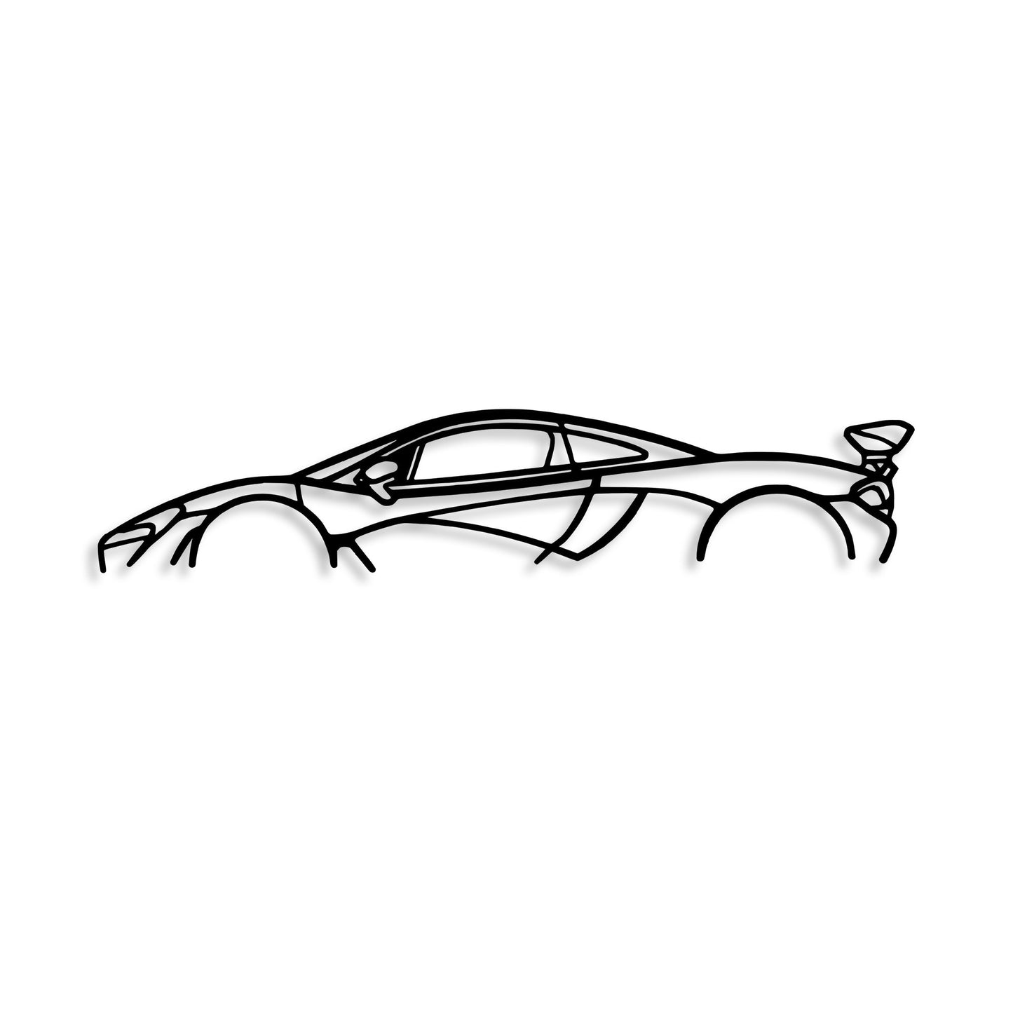 Metalna zidna dekoracija, Mclaren P1 Silhouette