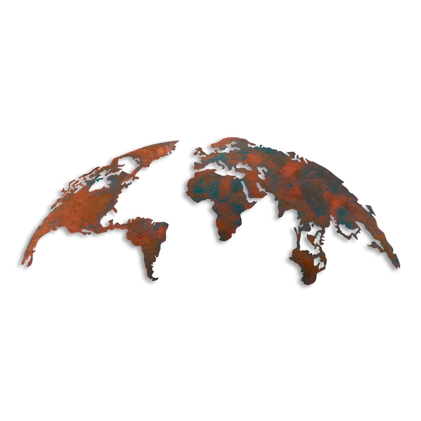 Metalna zidna dekoracija, World Map Medium - 2