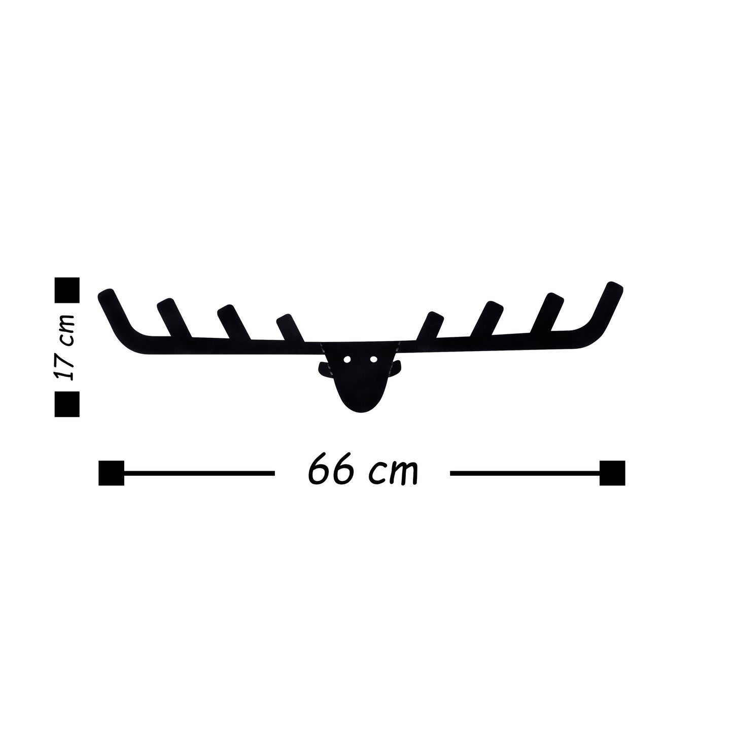 Metalna zidna kuka, Antler