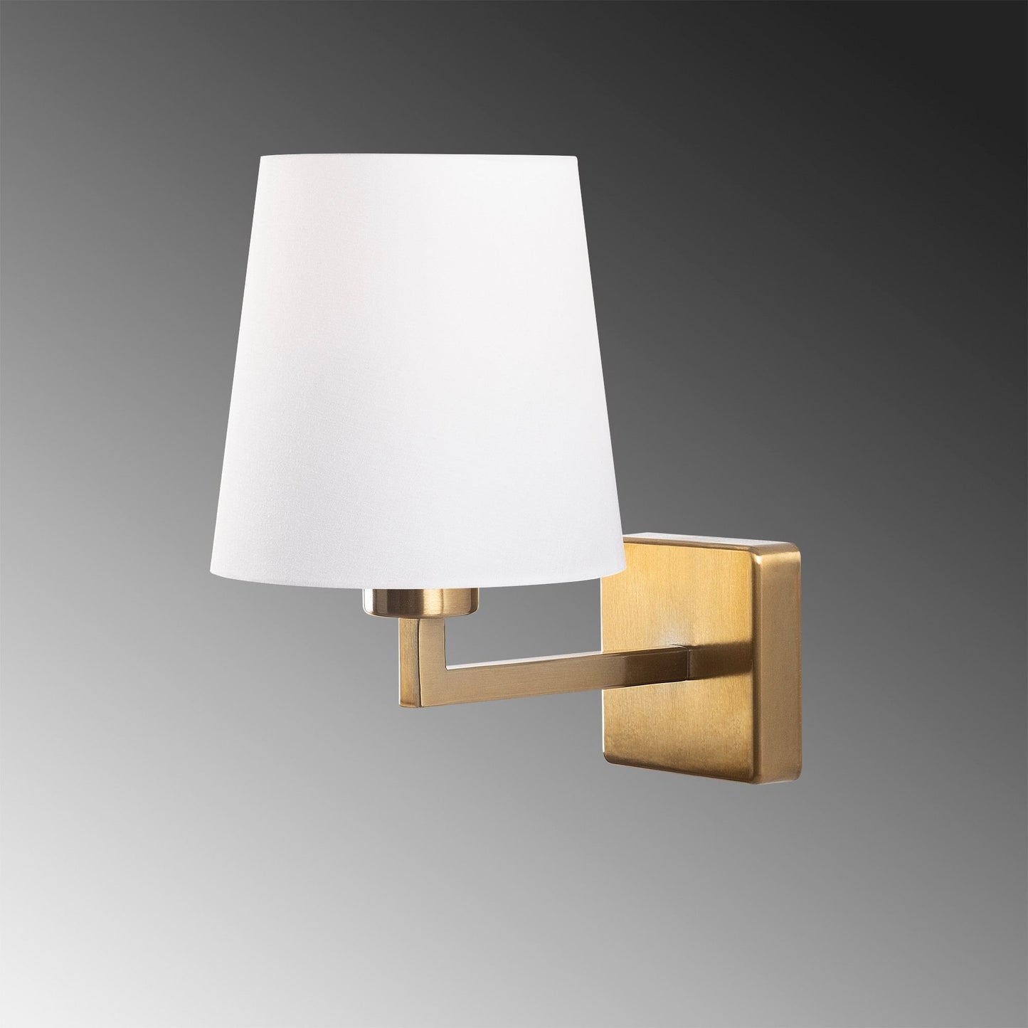 Zidna lampa PROFILI antique- bijela, metal- platno, 18 x 24 cm, visina 30 cm, visina sjenila 18 cm, E27 40 W, Profil - 4652
