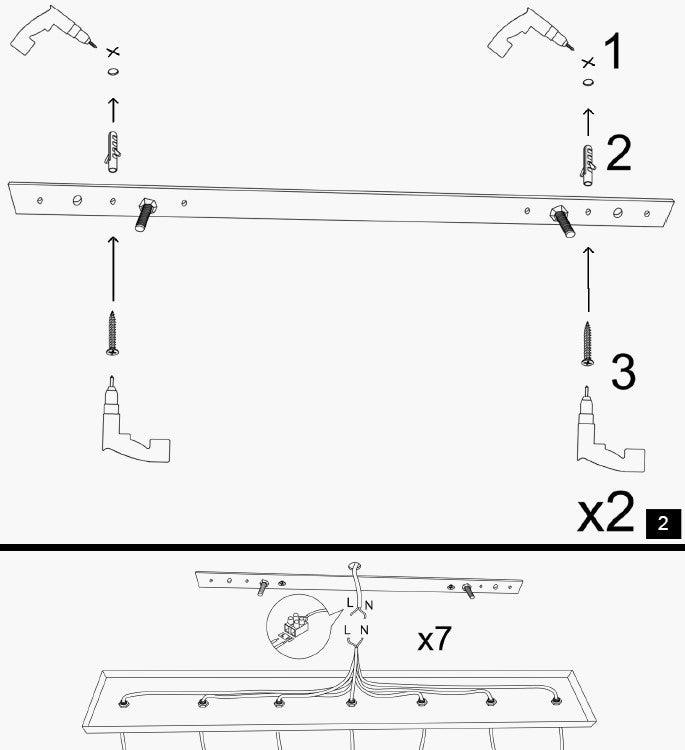 Vislica KIRPI tris crna, metal, 104 x 34 cm, visina 129 cm, promjer sjenila 34 cm, visina 35 cm, 3 x E27 40 W, Kirpi - 3088