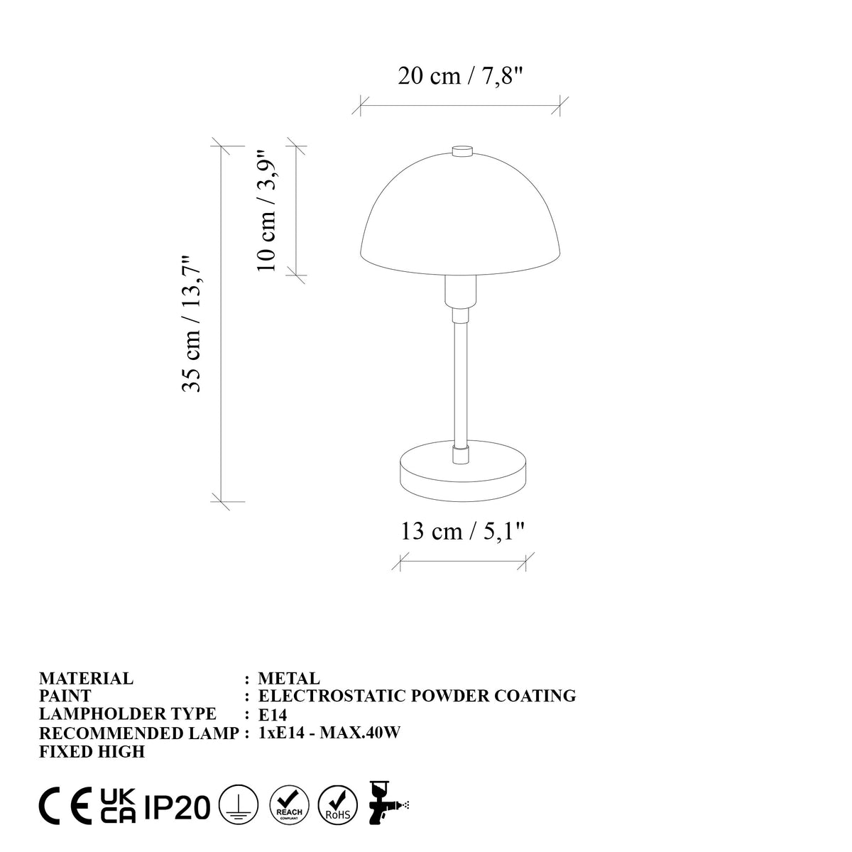 Stolna lampa Togg - 14808