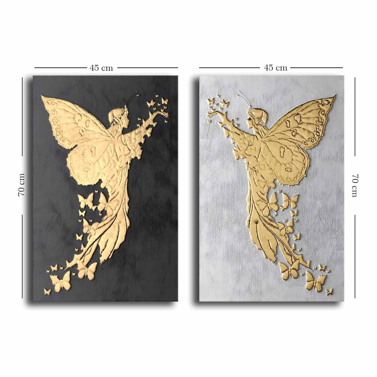 Ukrasna slika na platnu (2 komada) 2P4570GSC-007