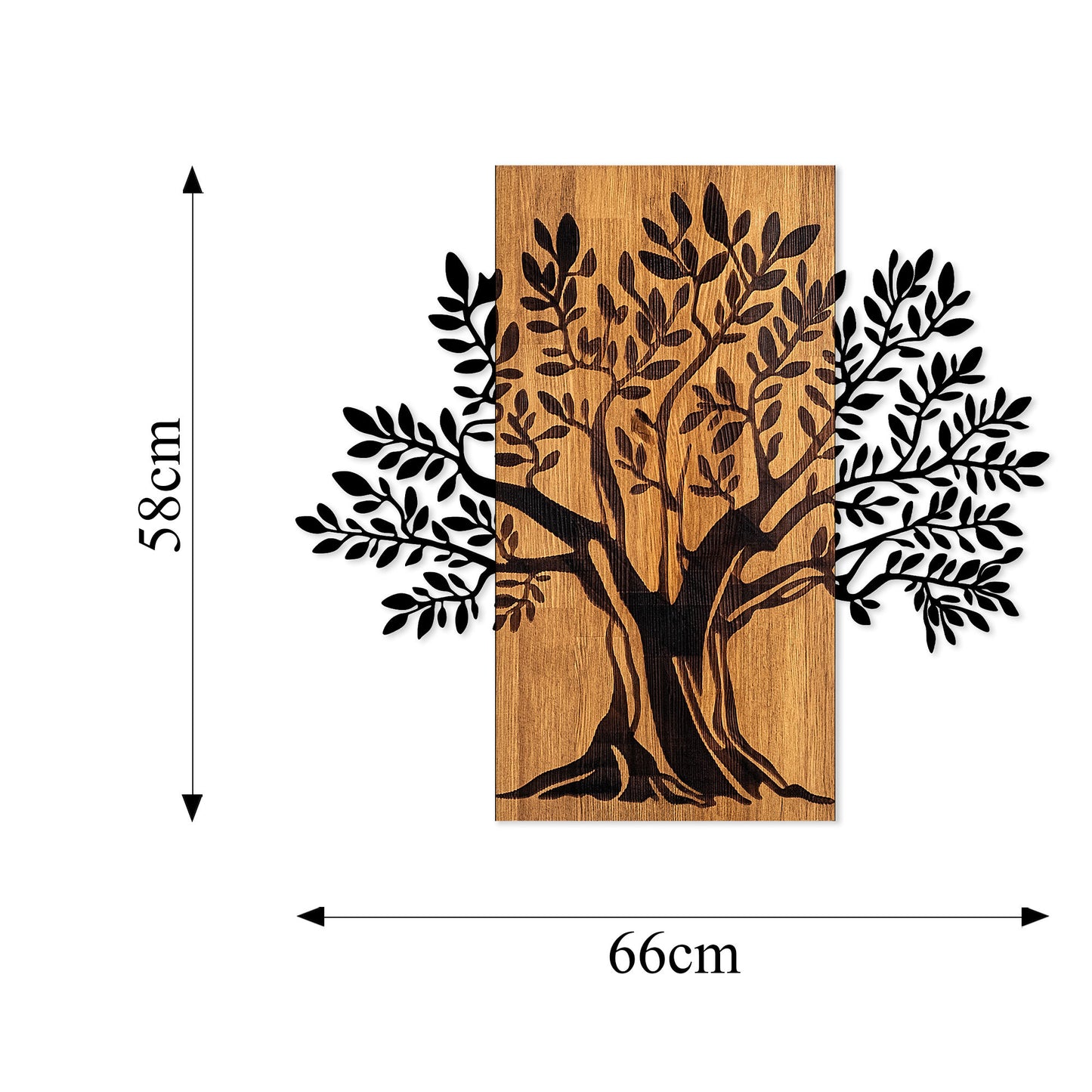Drvena zidna dekoracija, Monumental Tree 2
