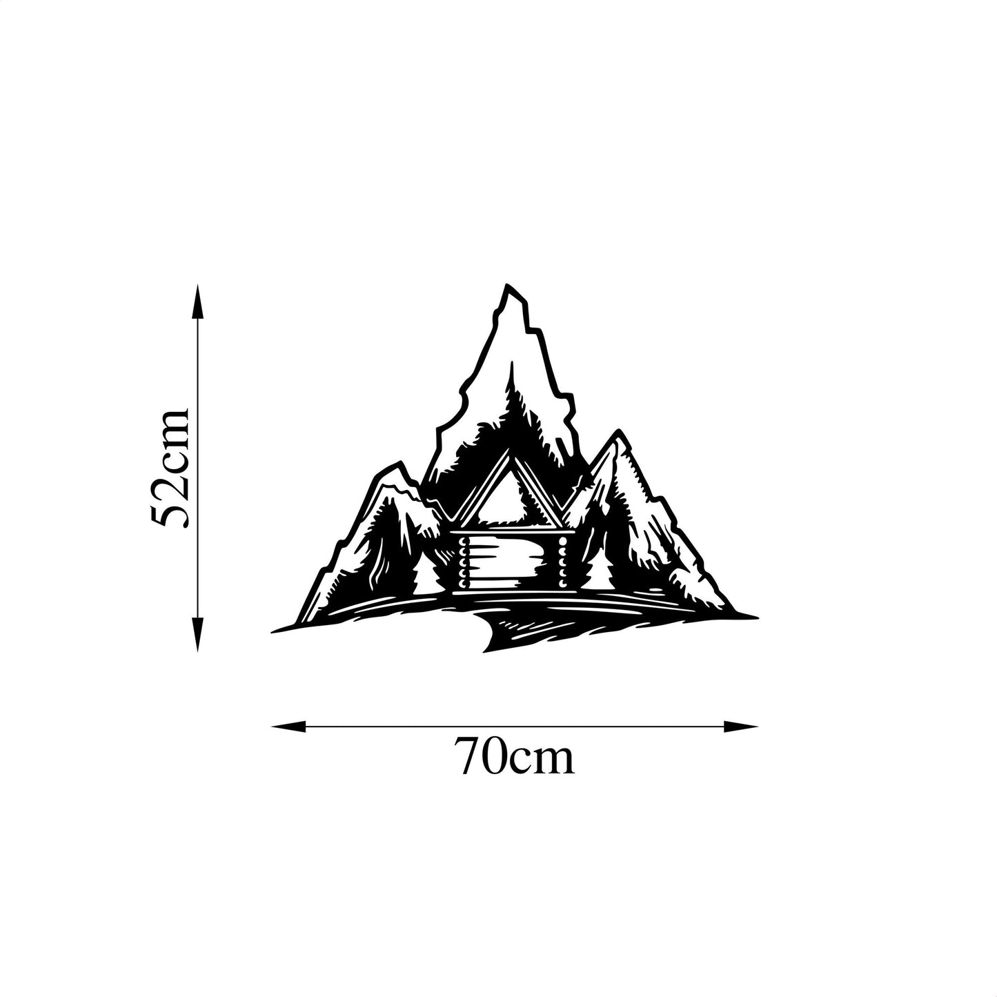 Metalna zidna dekoracija, Everest