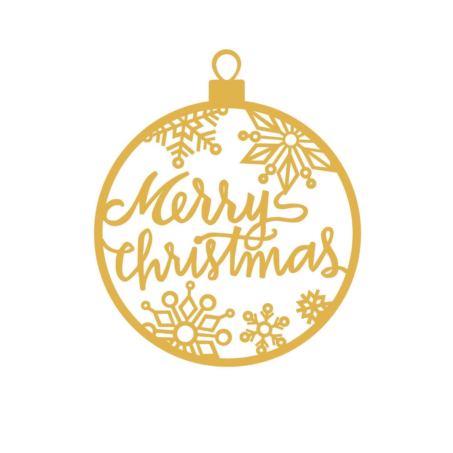 Metalna zidna dekoracija, XMASGOLD - 030