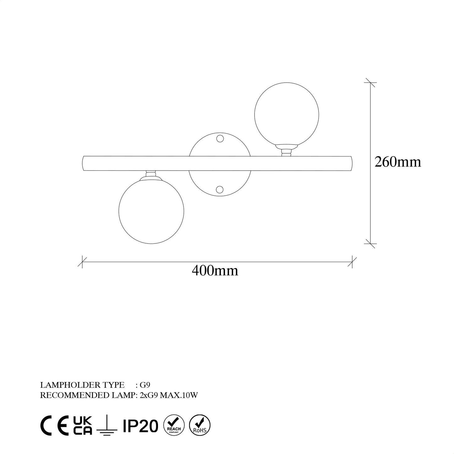 Zidna lampa, 942FLG1283