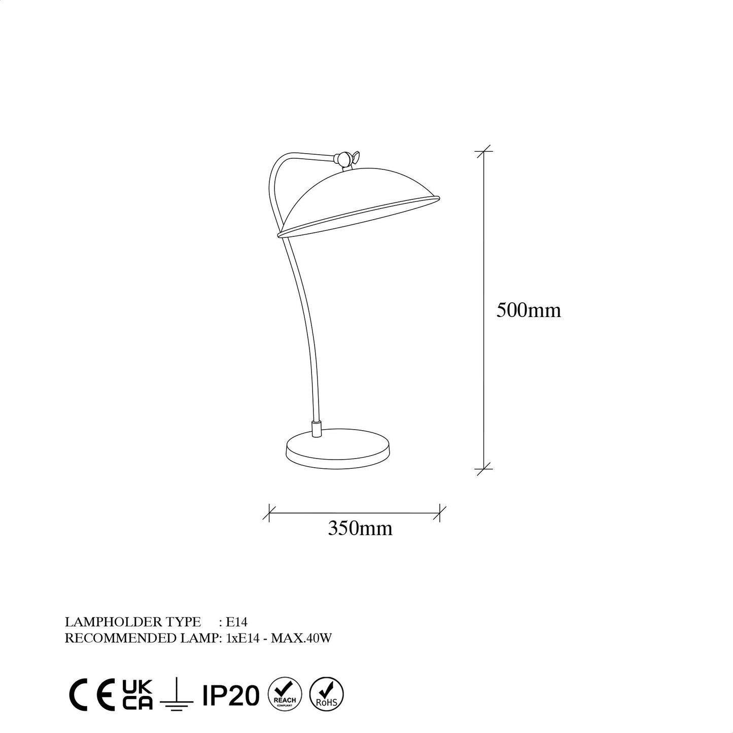 Stolna lampa, 942FLG1819