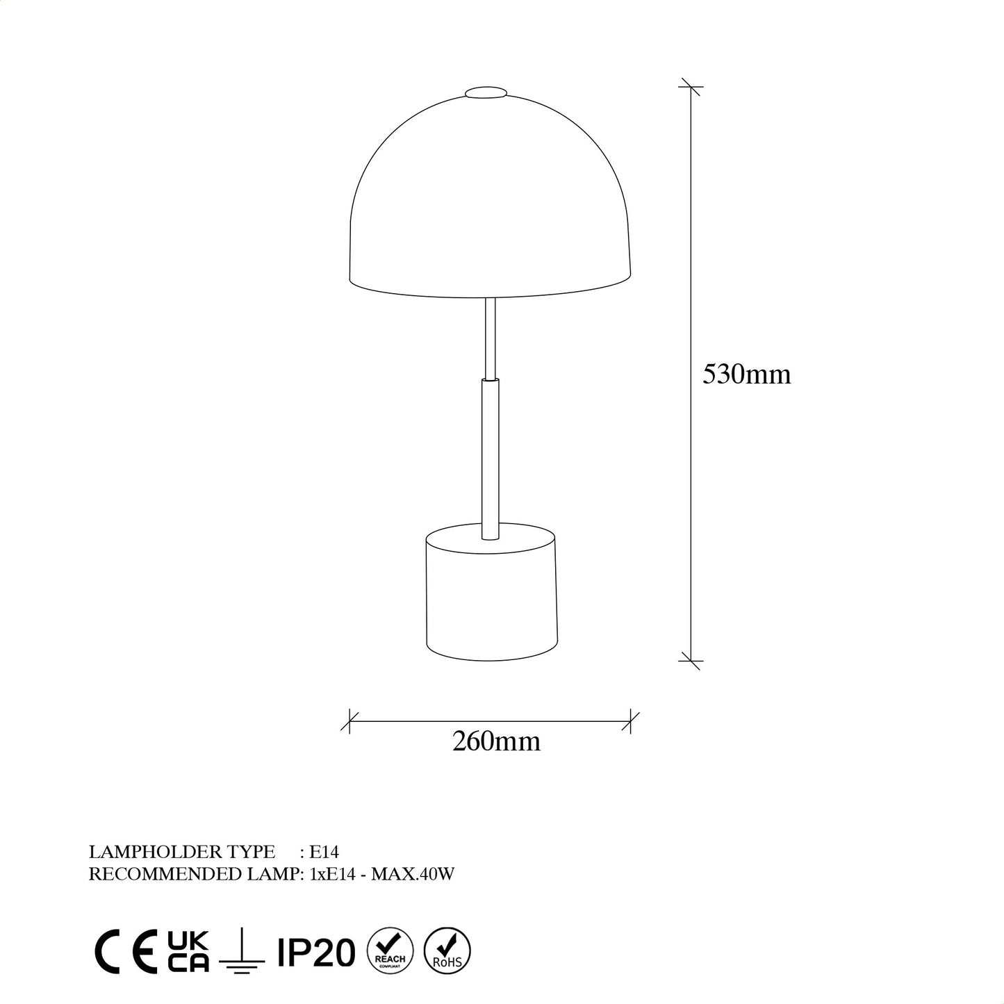 Stolna lampa, 942FLG1845