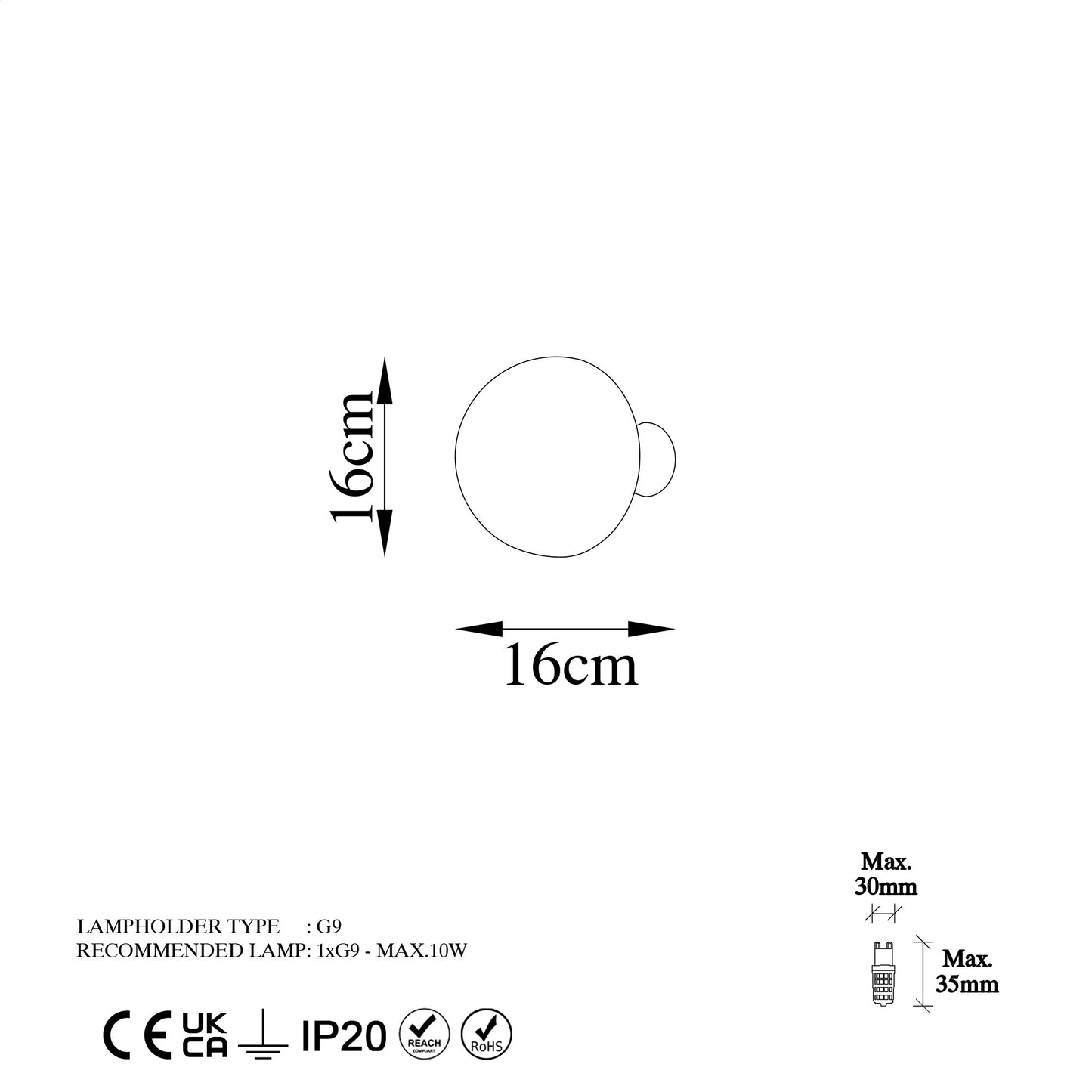 Zidna lampa, 942FLG1867