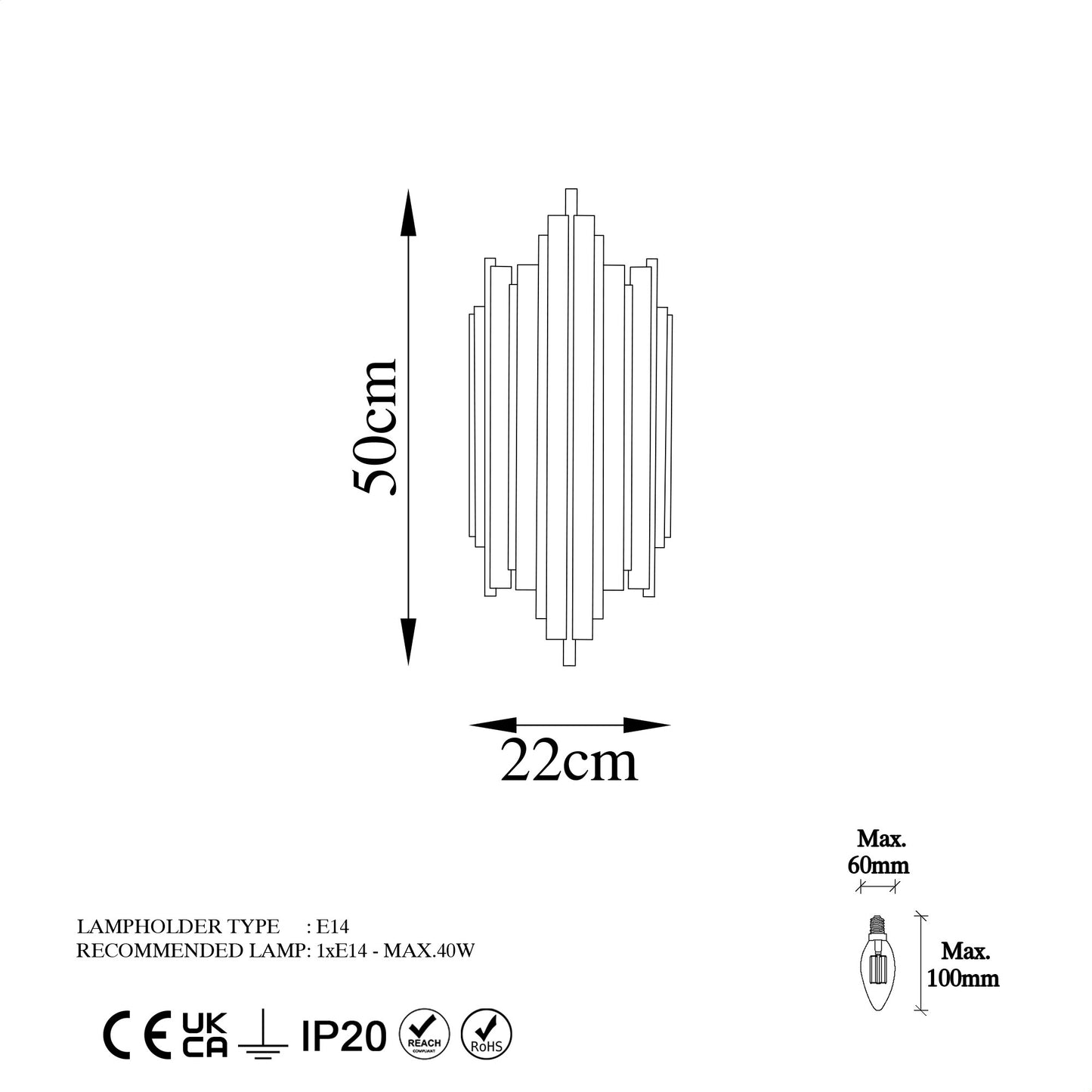 Zidna lampa, 942FLG1877