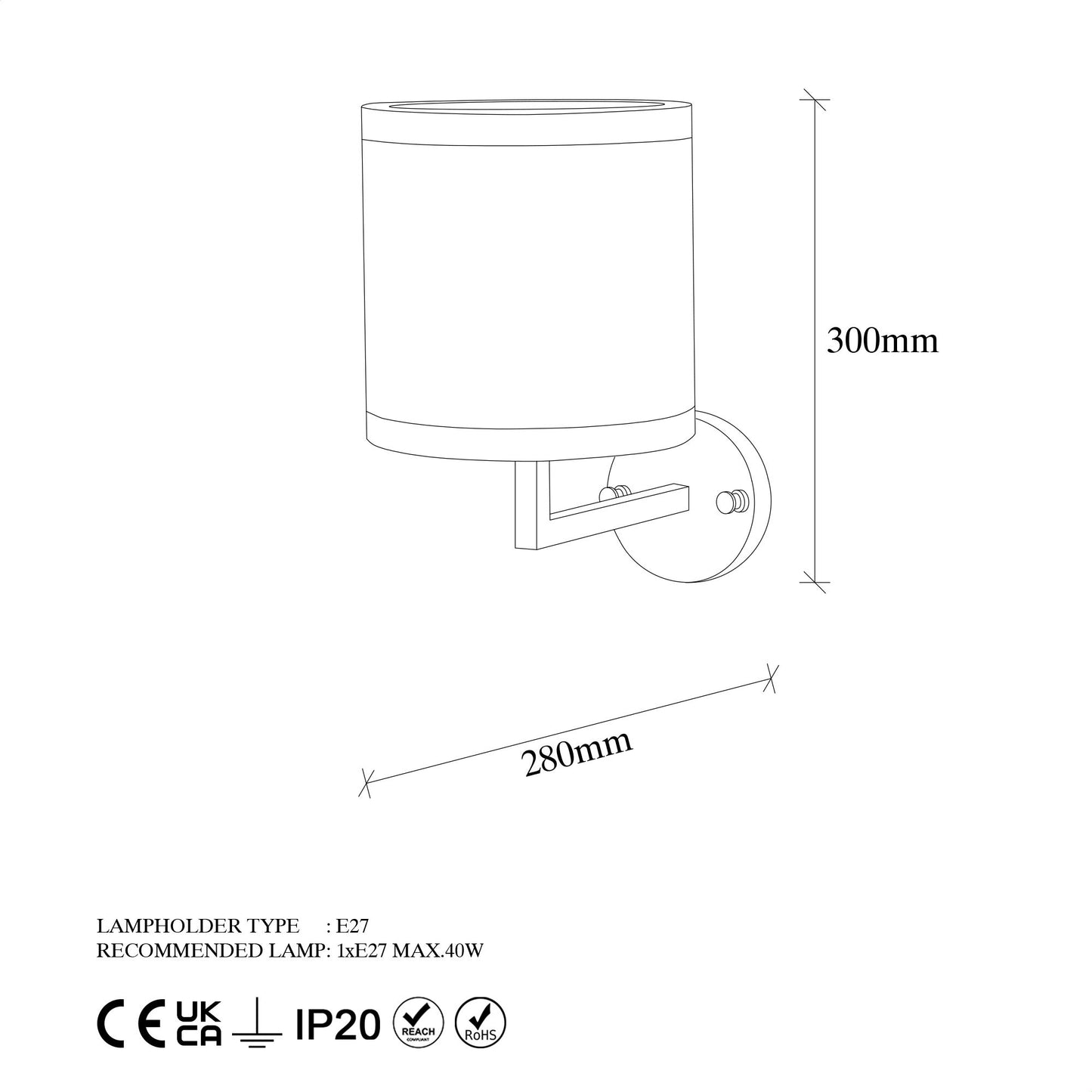 Zidna lampa, 942FLG2163