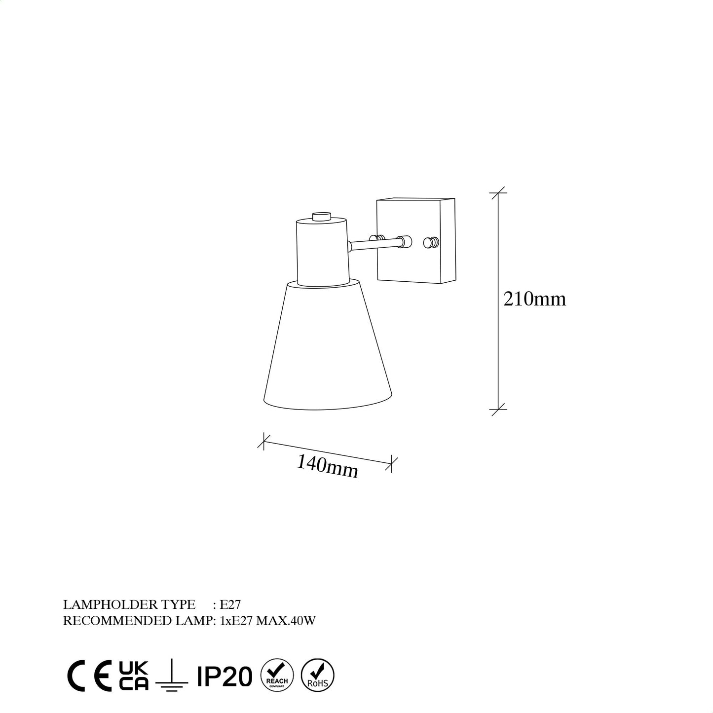 Zidna lampa, 942FLG2192