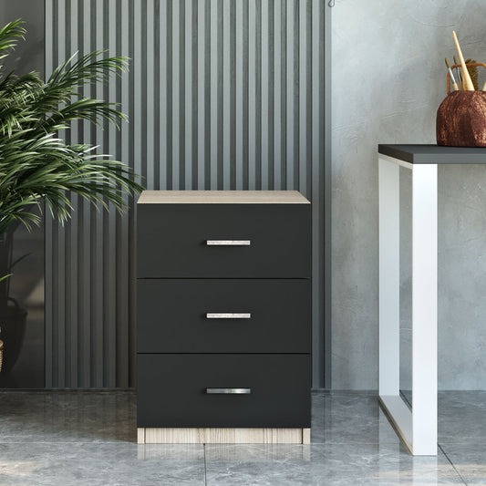 Ladica, hrast Crno, Vario C - Oak, Black