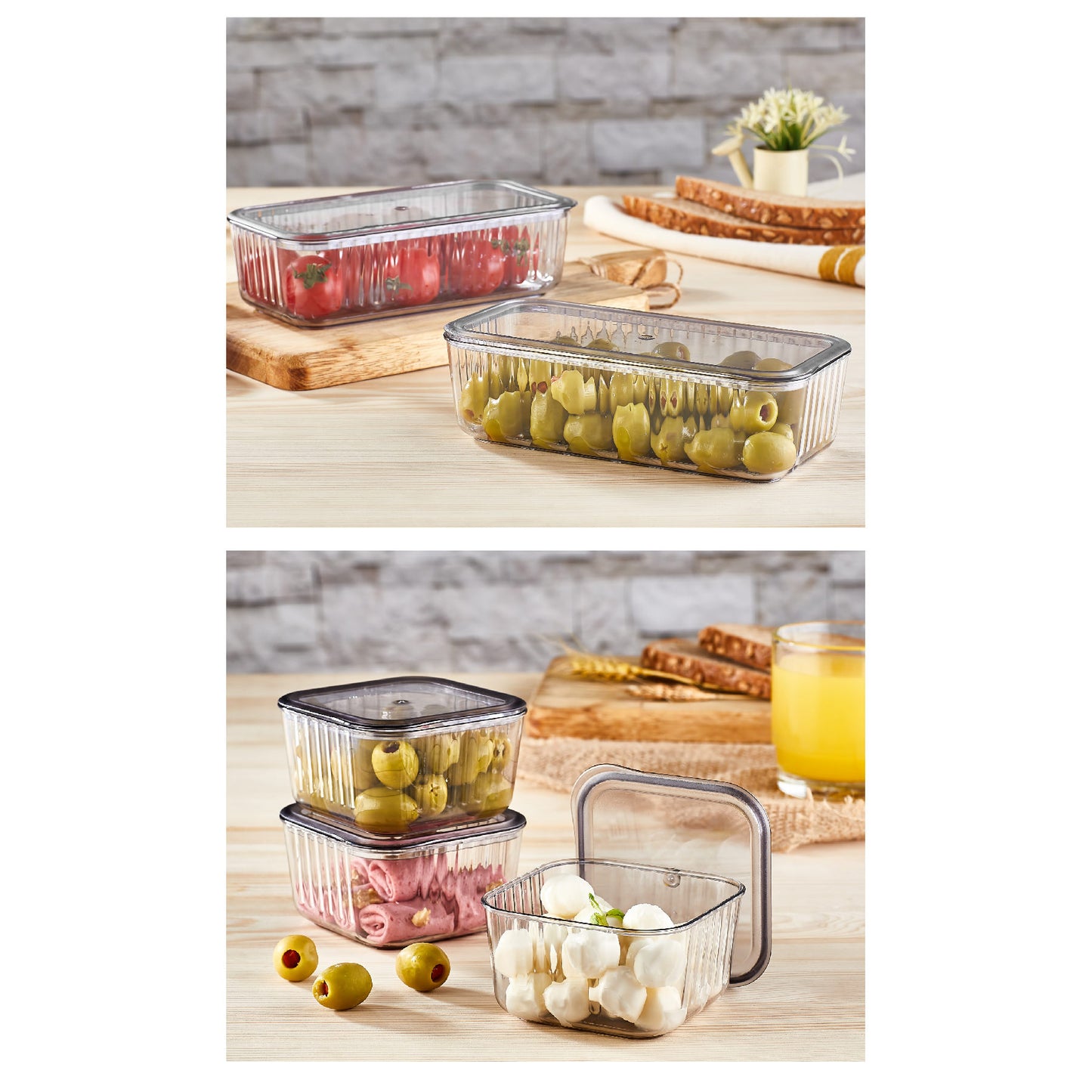 Set za pohranu (13 komada), Antracit, Khvltseffaf - Anthracite