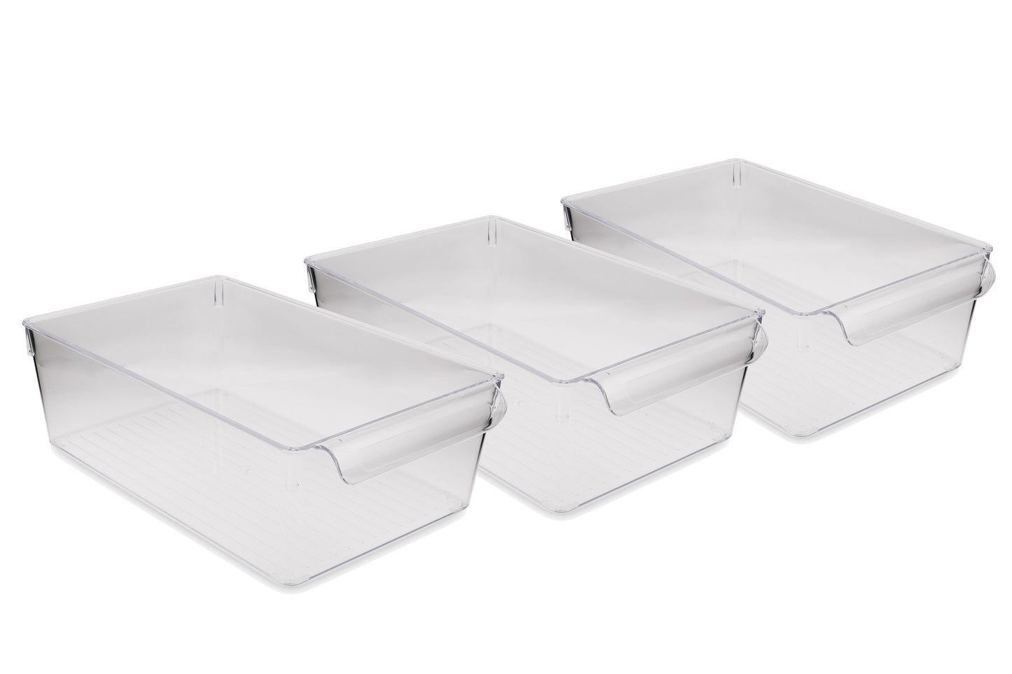 Set organizatora hladnjaka (3 komada), Transparentno, 727