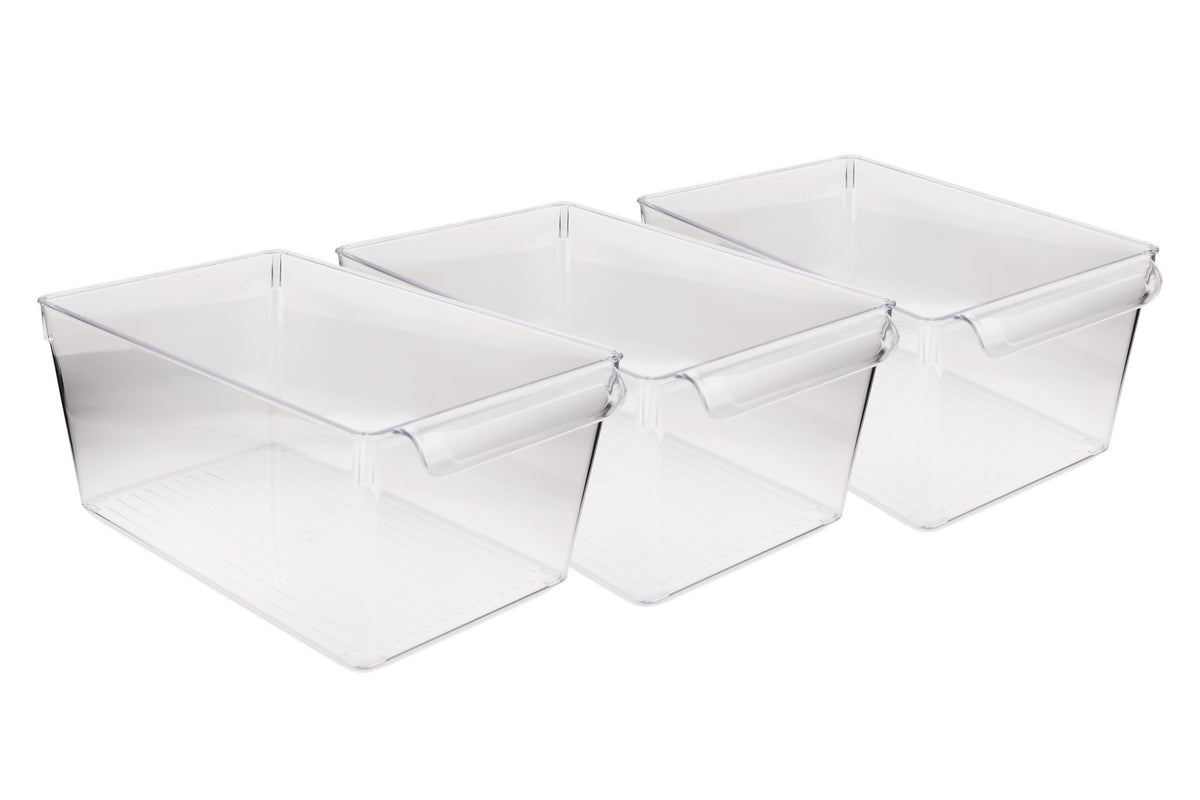 Set organizatora hladnjaka (3 komada), Transparentno, 728