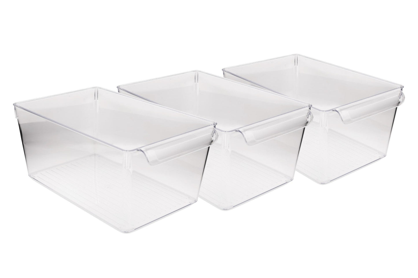 Set organizatora hladnjaka (3 komada), Transparentno, 728